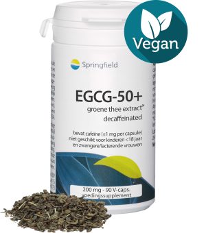 EGCG-50+ met Groene Thee Extract - decaffinated - vegan