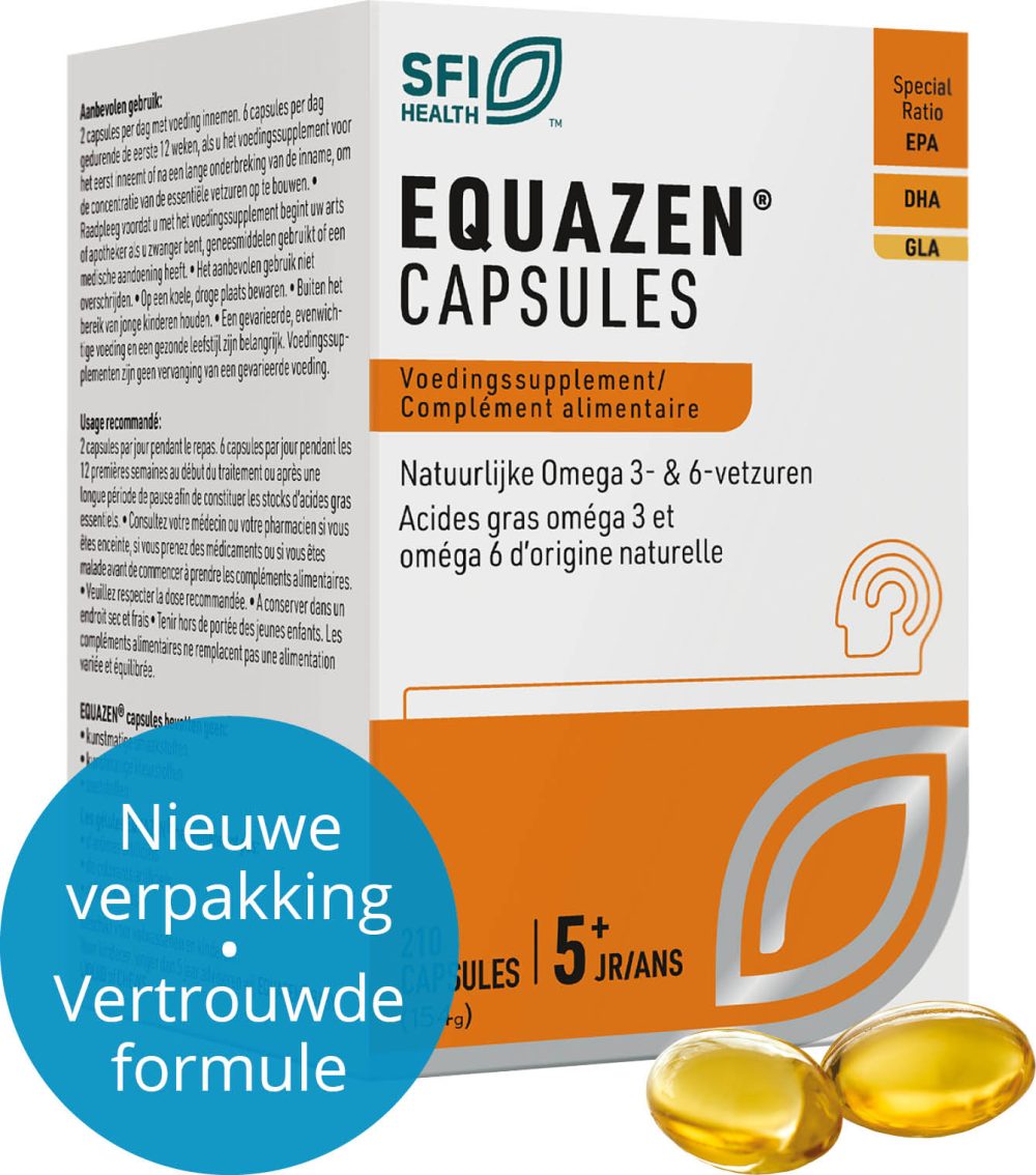 Equazen capsules omega & 6-vetzuren | Springfield Nutra