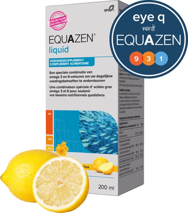 Equazen liquid - omega 3- en 6-vetzuren EPA, DHA, GLA - Eye Q wordt Equazen