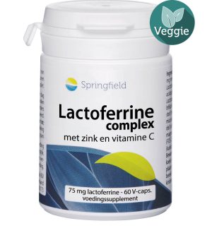 Lactoferrine complex met zink en CeQure vitamine C - veggie