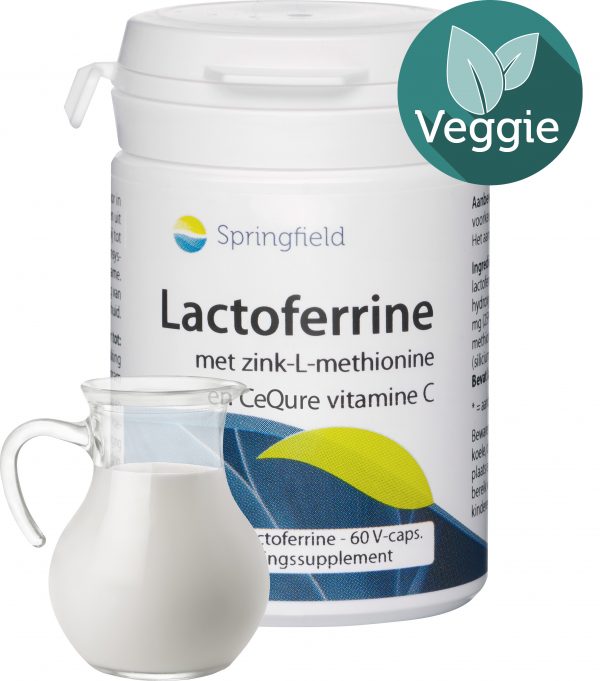 Lactoferrine complex met zink en CeQure vitamine C - veggie