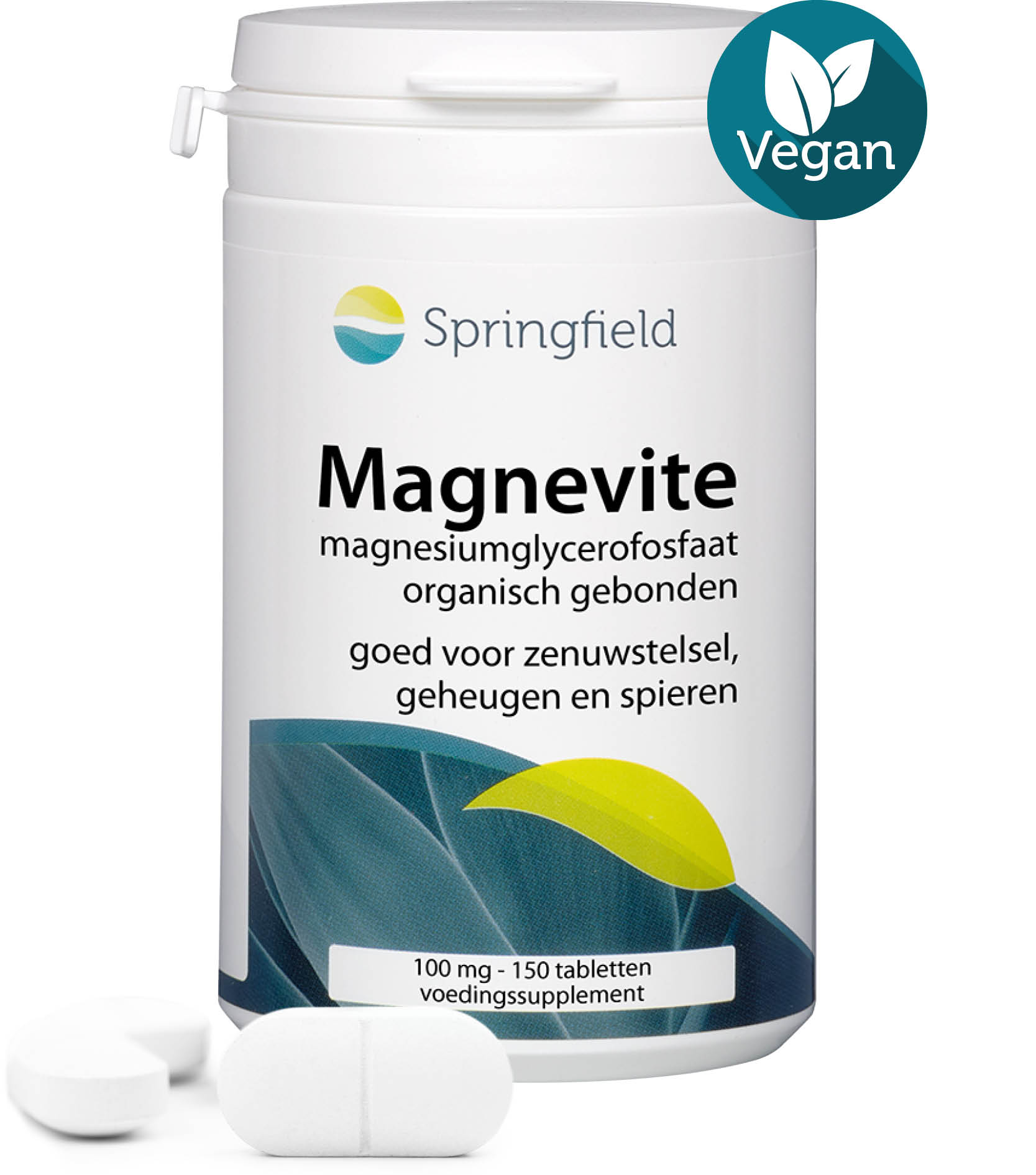 Magnevite magnesium-glycerofosfaat 150 - zenuwstelsel, geheugen, vermoeidheid, spieren