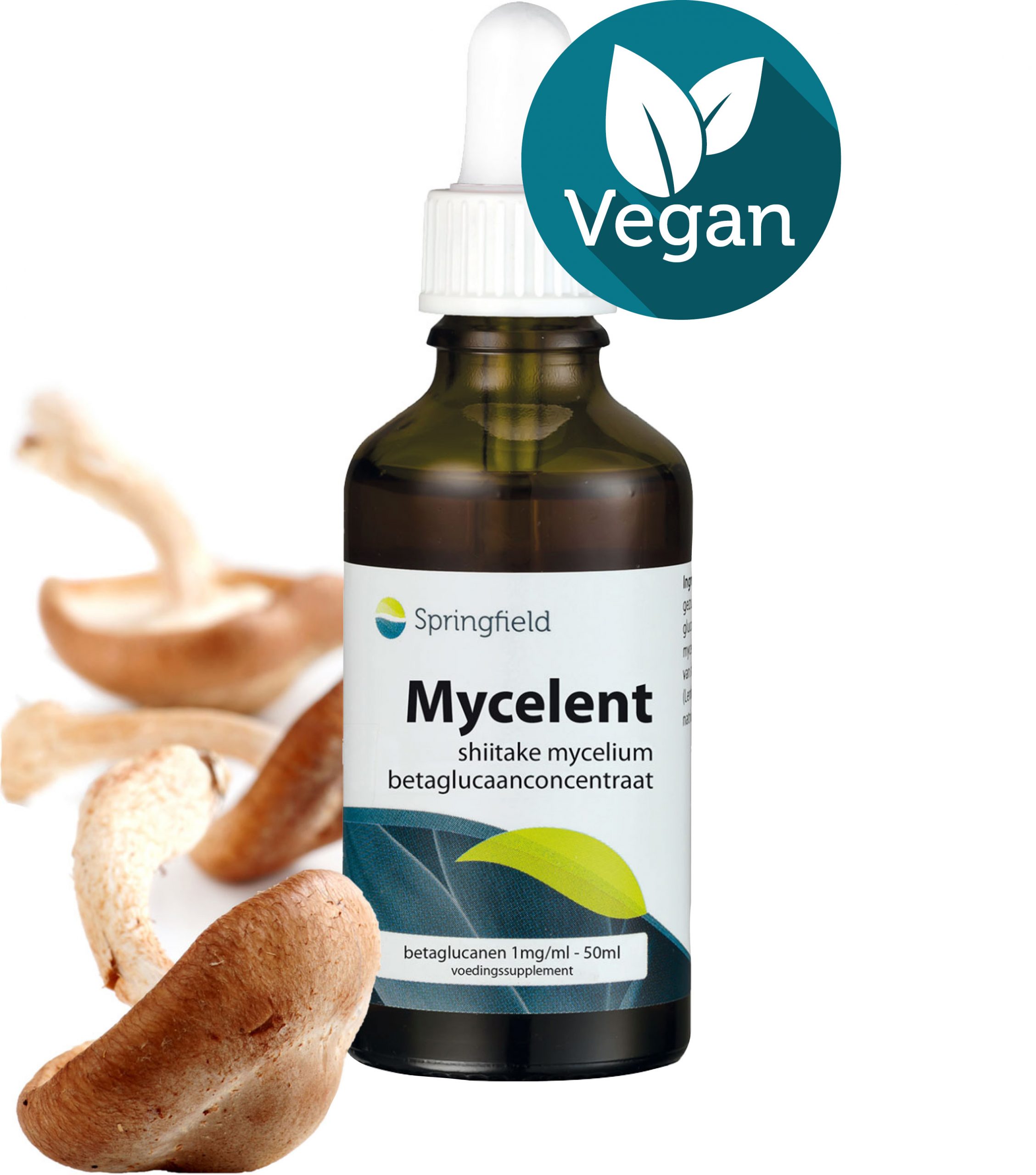 Mycelent Betaglucaanconcentraat van shiitake mycelium