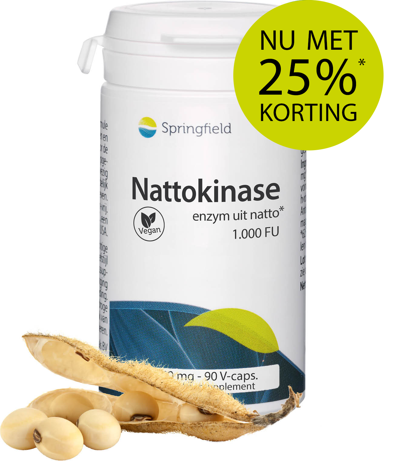 Nattokinase 50 mg vegan - 25% korting