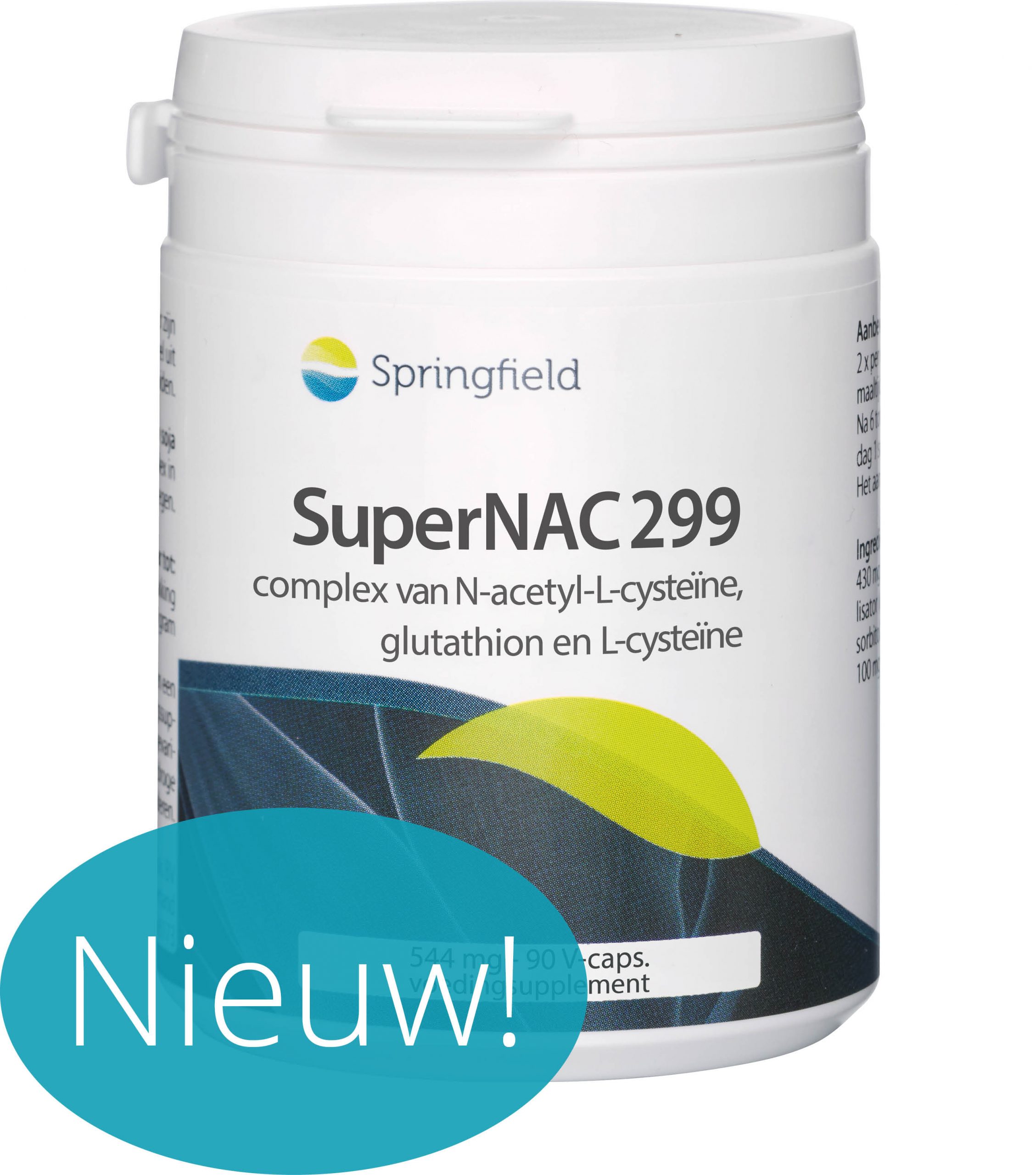 SuperNAC 299 - Complex van N-acetyl-L-cysteïne, glutathion en L-cysteïne - nieuw