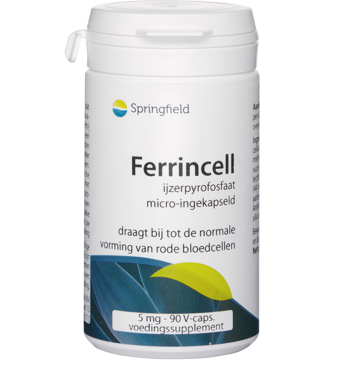 Ferrincell - ijzerpyrofosfaat 5 mg - 90 V-capsules