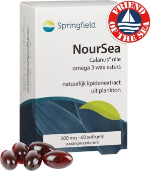 Noursea Calanusolie omega 3-vetzuren in de vorm van wax esters met bredere werking