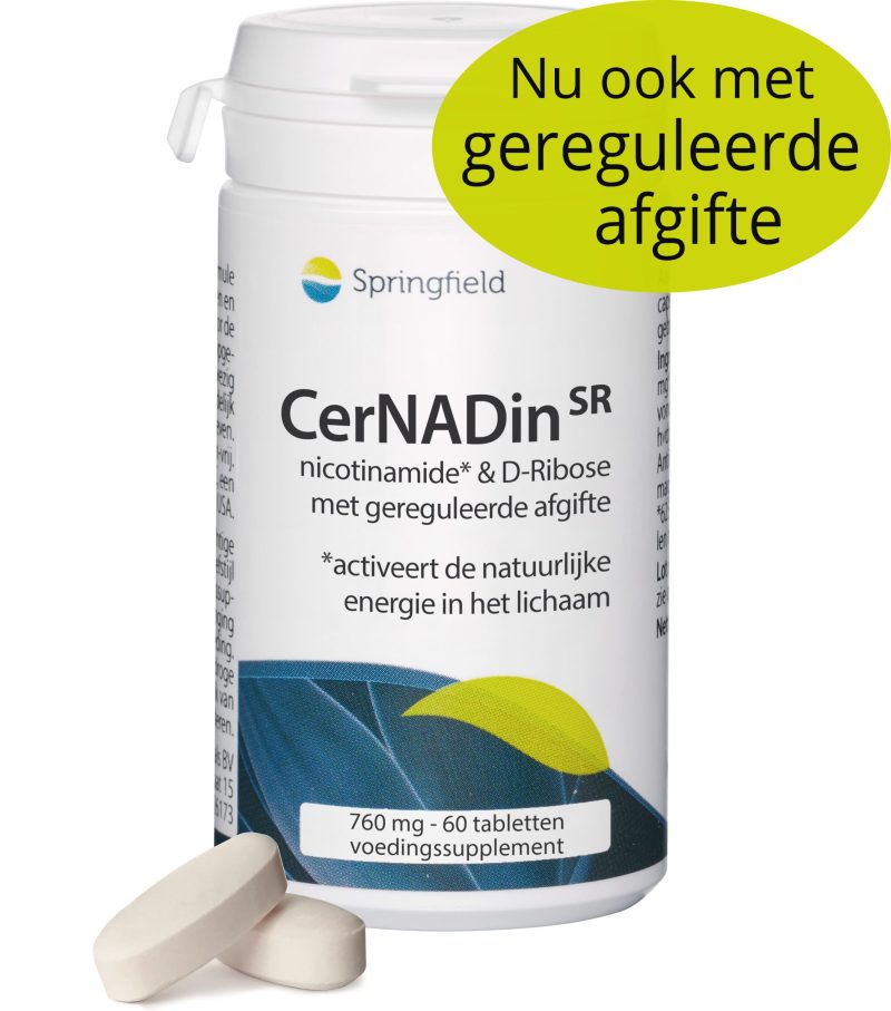 CerNADin SR tabletten - nicotinamide & D-Ribose met gereguleerde afgifte