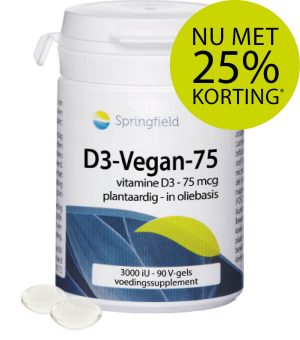 D3-Vegan-75 met natuurlijke vitamine D heeft een positieve invloed op je immuunsysteem