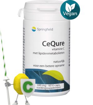 CeQure natuurlijke vitamine C vegan - Springfield Nutraceuticals