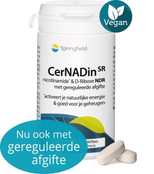 CerNADin SR tabletten - nicotinamide & D-Ribose (NDR) met gereguleerde afgifte - vegan