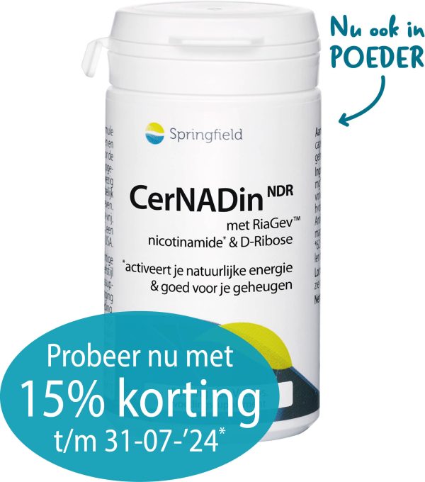 CerNADin - nicotinamide & D-Ribose - NDR - 15% korting