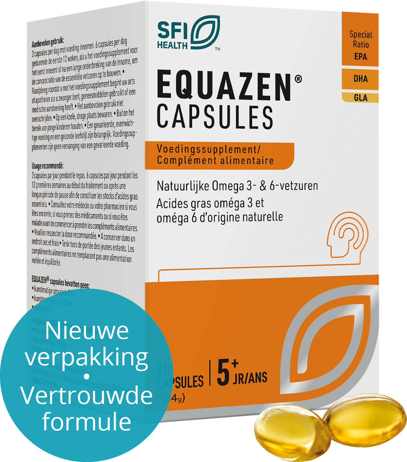 Equazen omega-3 en 6 capsules