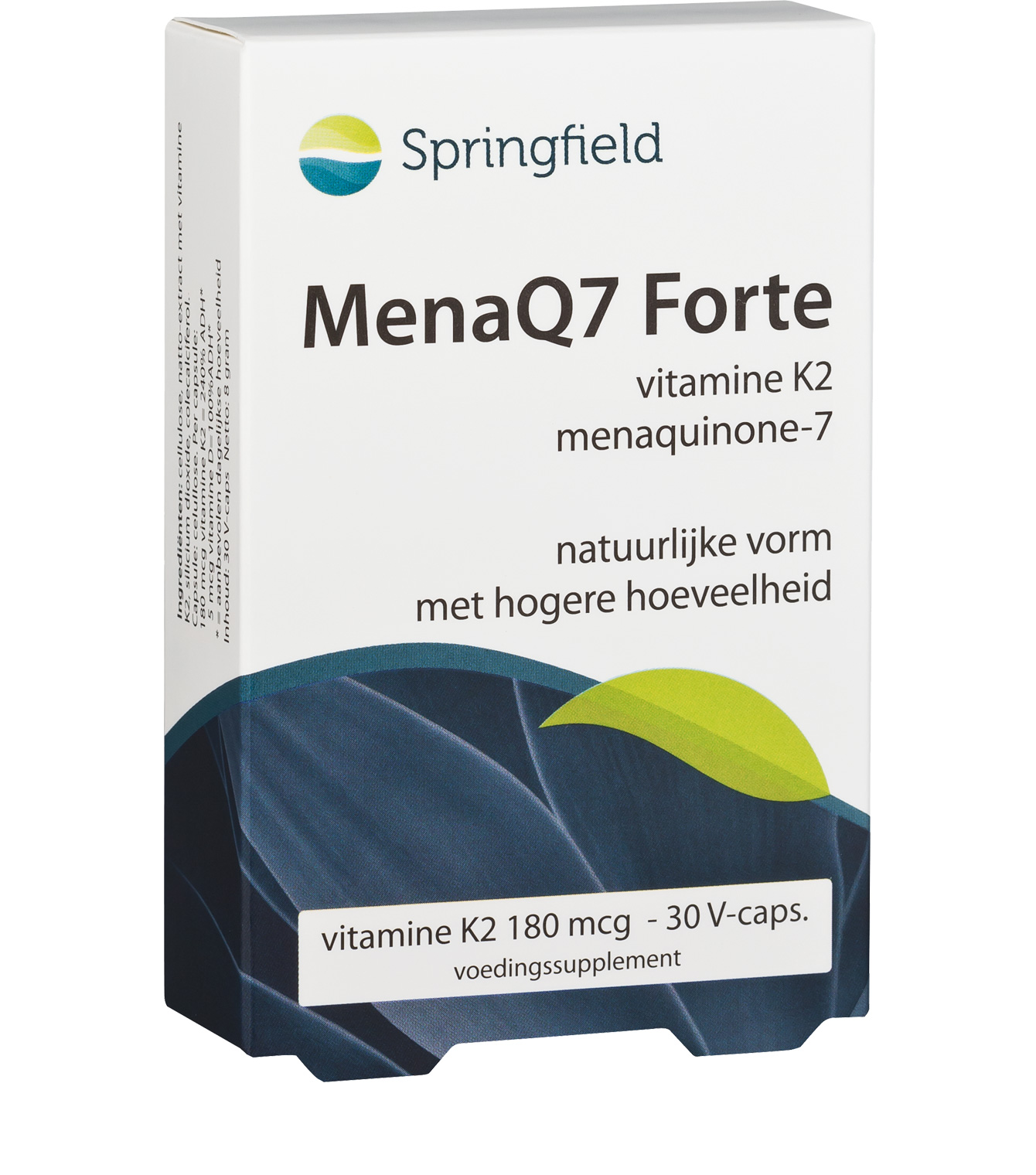 Margaret Mitchell Tante Recensie MenaQ7 Forte 180 mcg vitamin K2 | Springfield Nutraceuticals