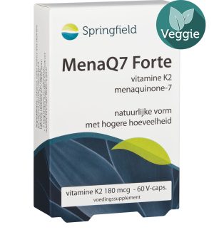 MenaQ7 Forte met 180 mcg vitamine-K2 in de vorm van menaquinone-7 - 60 V-capsules