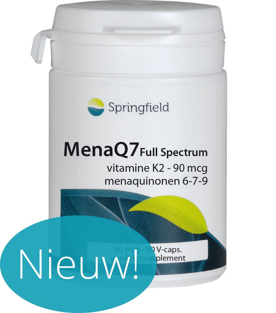 MenaQ7 Forte 180 mcg vitamin K2 Springfield Nutraceuticals