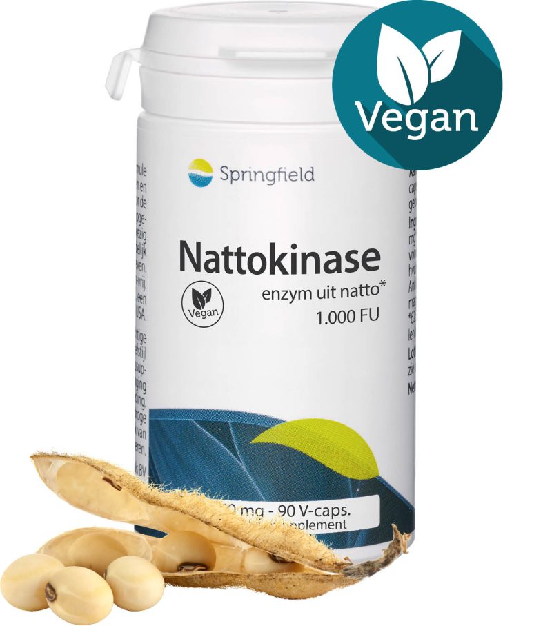 Nattokinase uit natto (vegan)