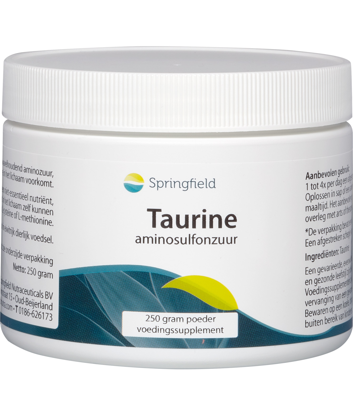 Taurine gesynthetiseerd uit cysteïne en methionine