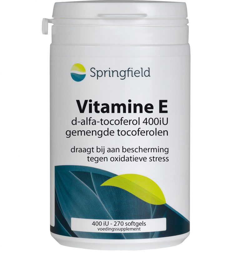 Vitamin E dalphatocopherol Springfield Nutraceuticals