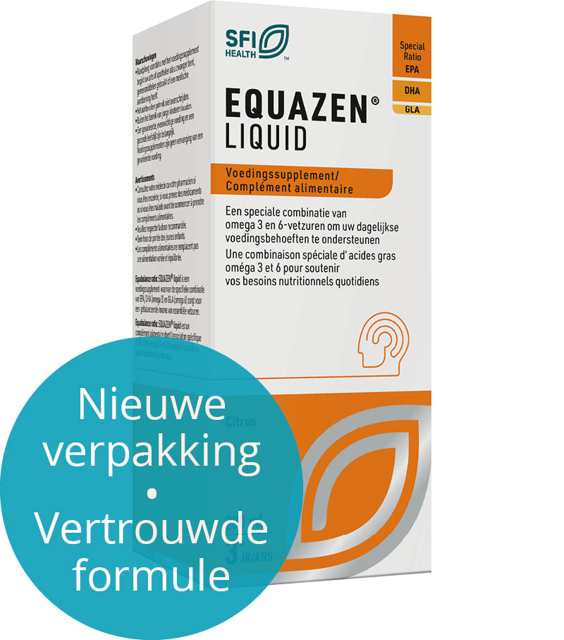 Equazen liquid 200 ml 210 - de slimme formule met EPA, DHA, GLA - nieuwe verpakking