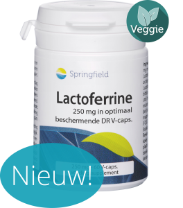 Lactoferrine 250 mg in optimaal beschermende DR capsules - nieuw