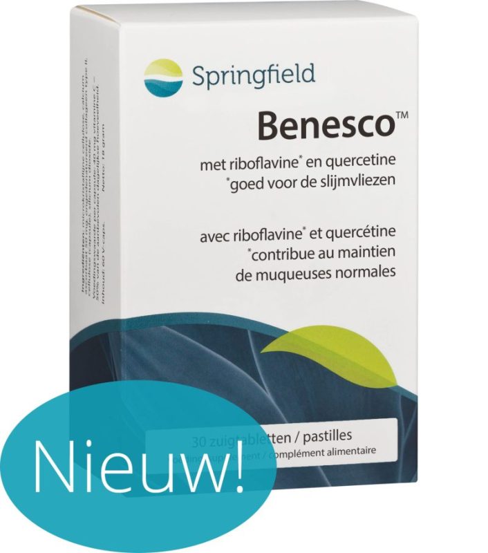 Webshop Benesco met riboflavine en quercetine