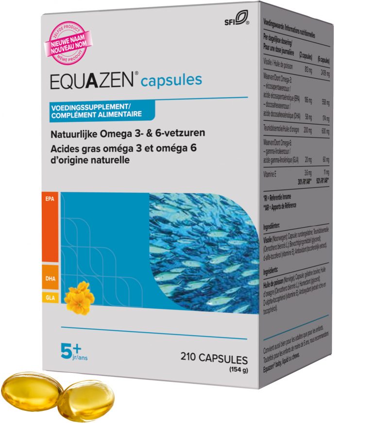 Equazen capsules 210 - omega 3- en 6-vetzuren EPA, DHA, GLA 9.3.1