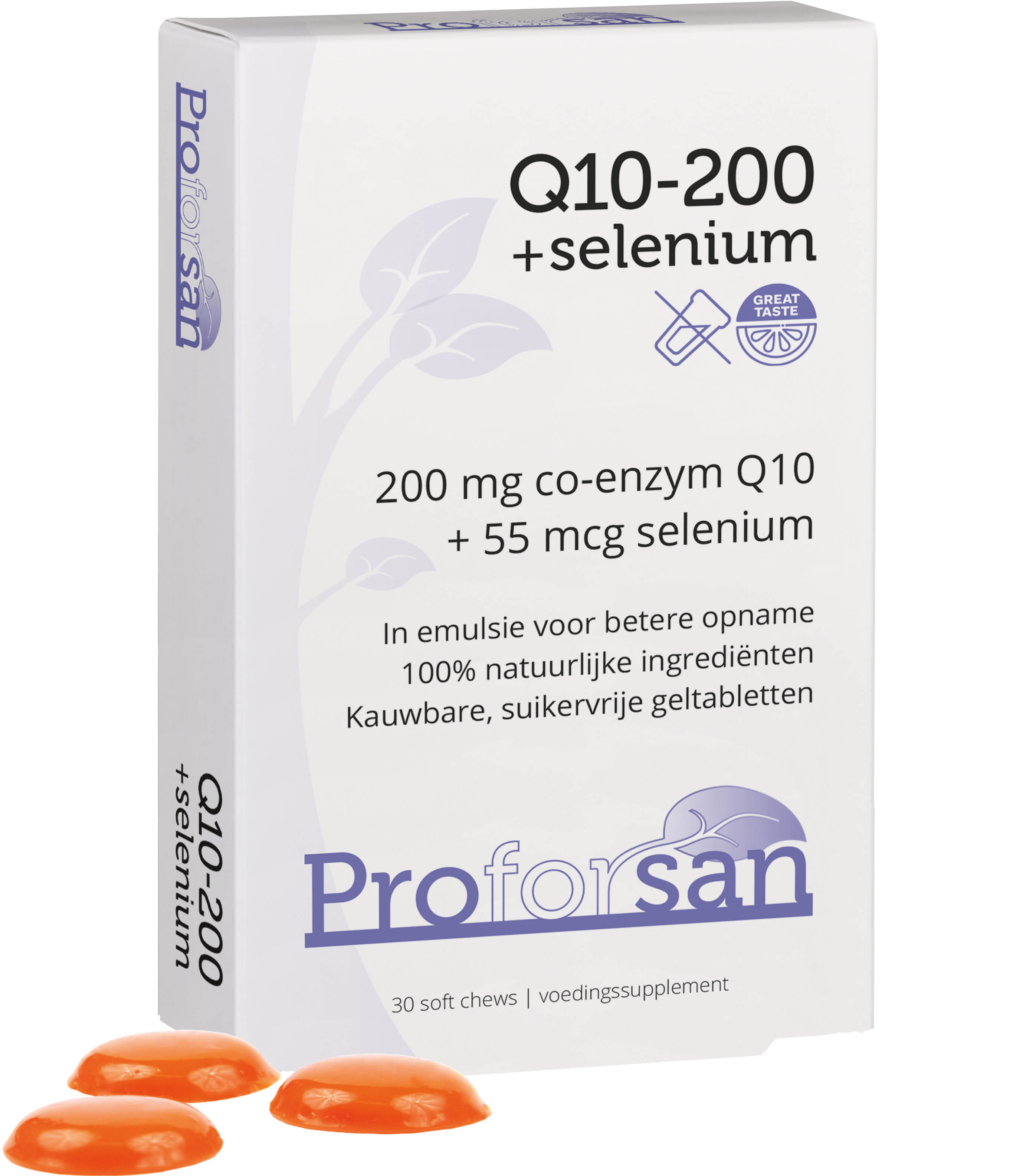 ProforSan Q10-200+selenium - 30 soft chews